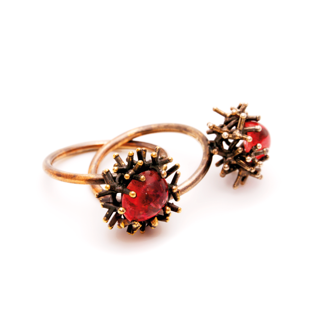 TWIN RINGS by Zwetelina Alexieva, Sofia Bulgaria #S0007