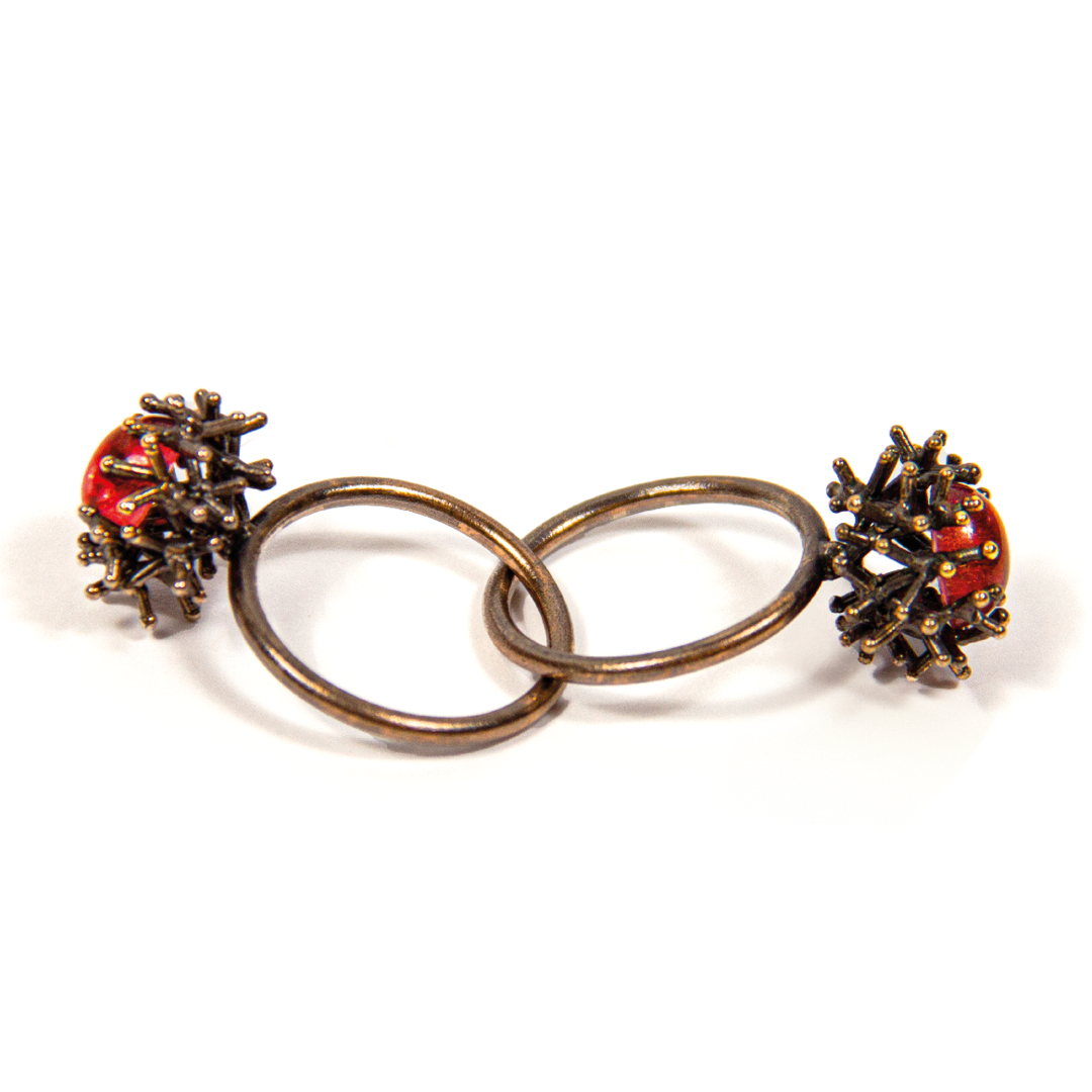 TWIN RINGS by Zwetelina Alexieva, Sofia Bulgaria #S0007