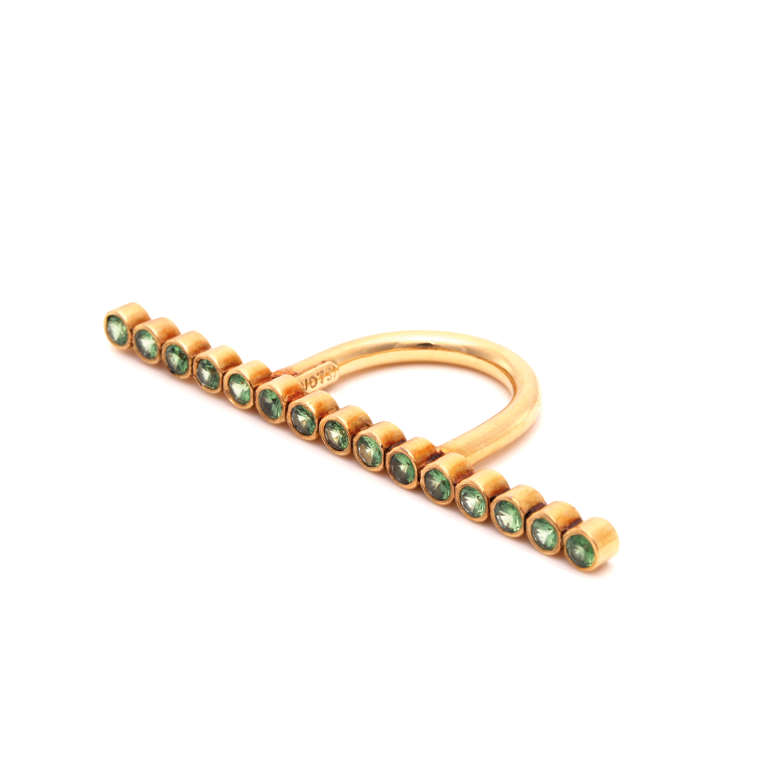 GOLDEN BRASS KNUCKLES by Elena Votsi, Hydra-Greece #S0073